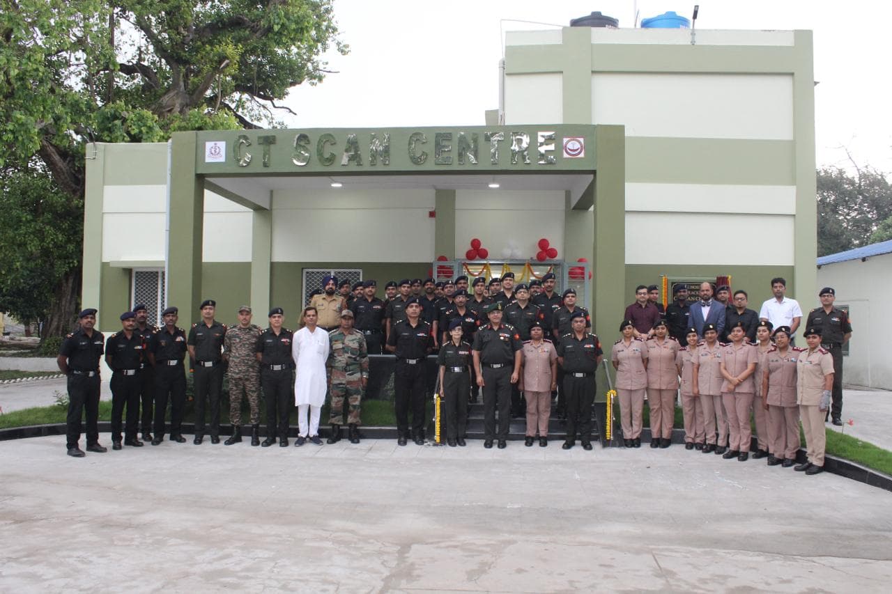 सेना के बेस अस्पताल बैरकपुर में सीटी स्कैन सेंटर का उद्घाटन
