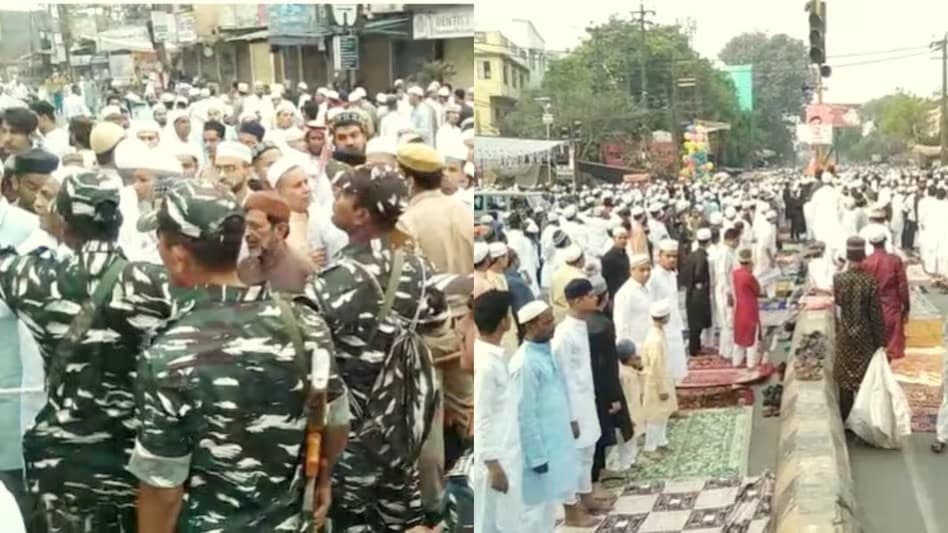 मेरठ में सड़क पर नमाज पढ़ने पर पुलिस की बड़ी कार्रवाई, 200 लोगों के खिलाफ मामला दर्ज