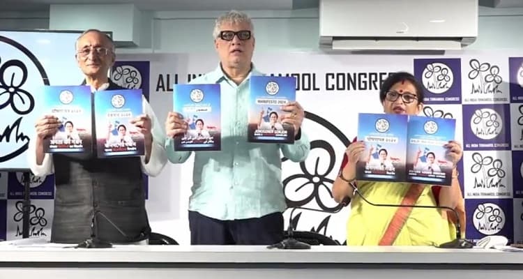तृणमूल कांग्रेस के घोषणापत्र में कई कल्याणकारी कदमों, सीएए निरस्त करने का वादा